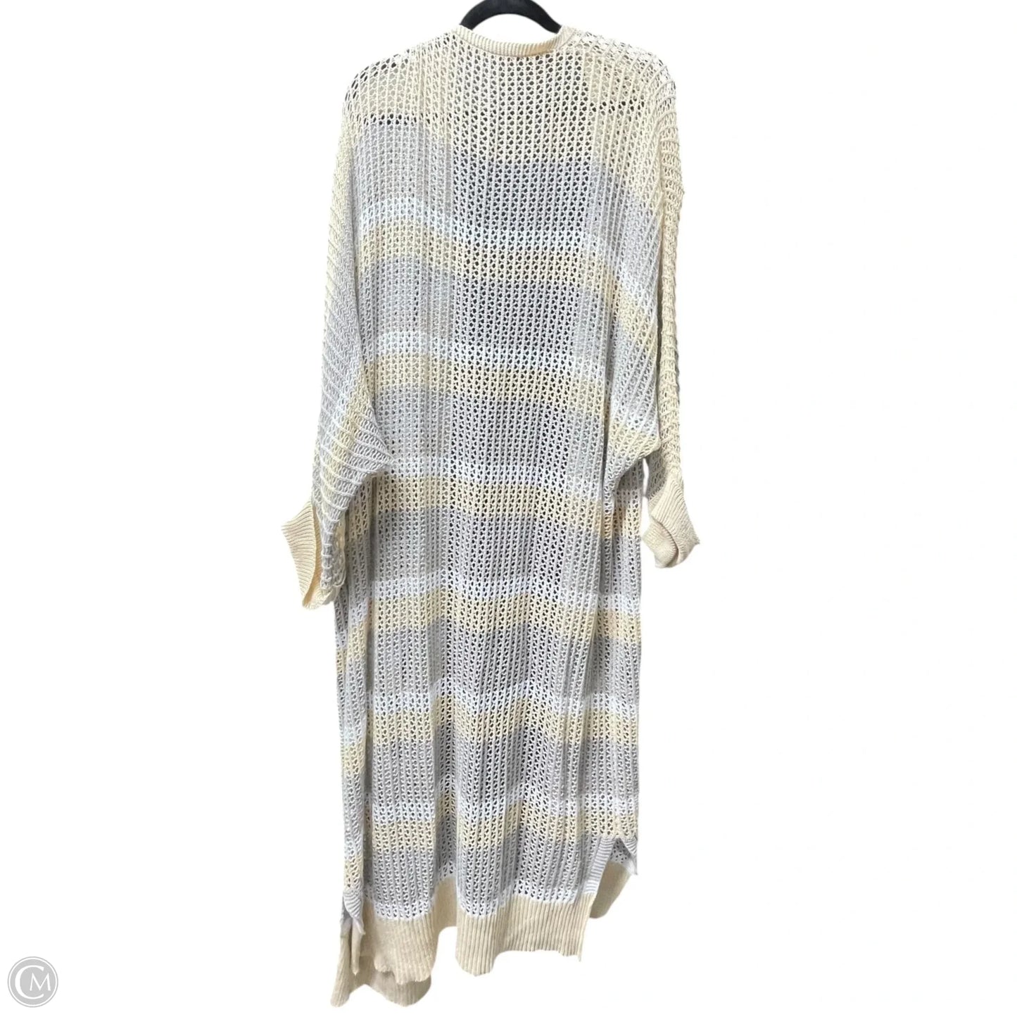 Cardigan By Clothes Mentor In Grey & Tan, Size: Xl