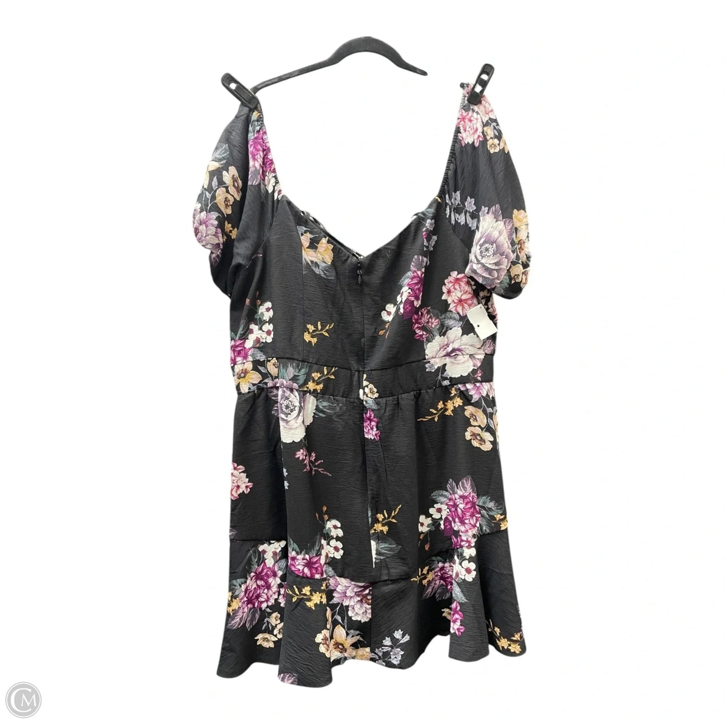 Dress Casual Short By City Chic In Floral Print, Size: Xxl