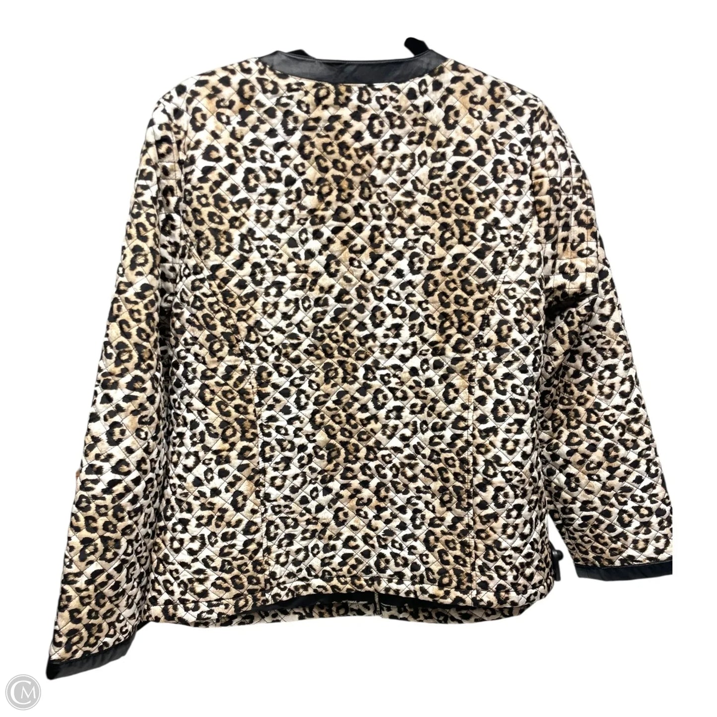 Jacket Other By Chicos In Animal Print, Size: M
