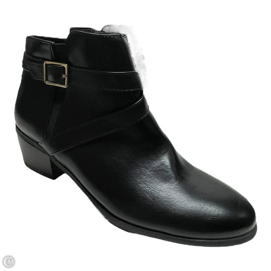 Boots Ankle Heels By Karen Scott In Black, Size: 6