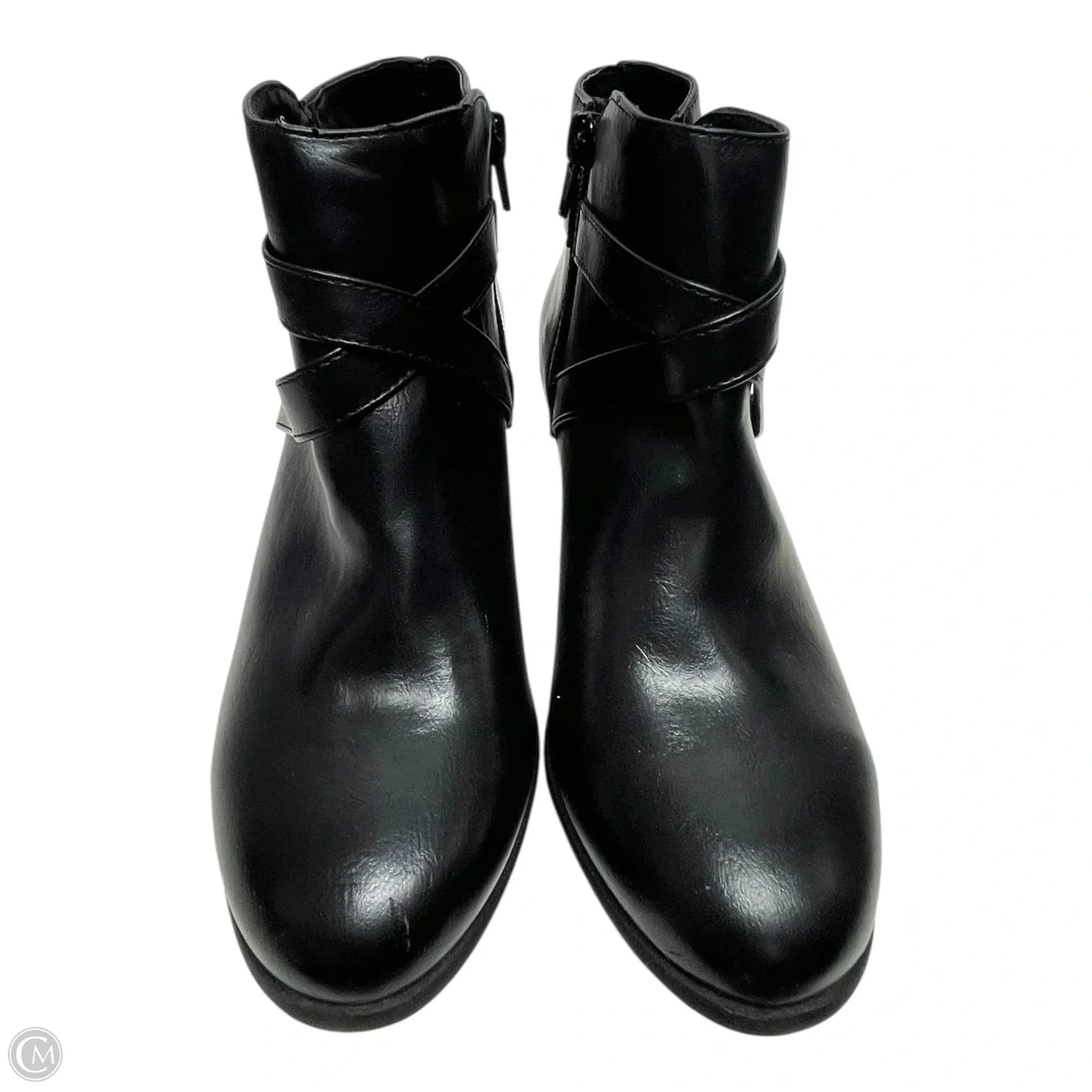 Boots Ankle Heels By Karen Scott In Black, Size: 6