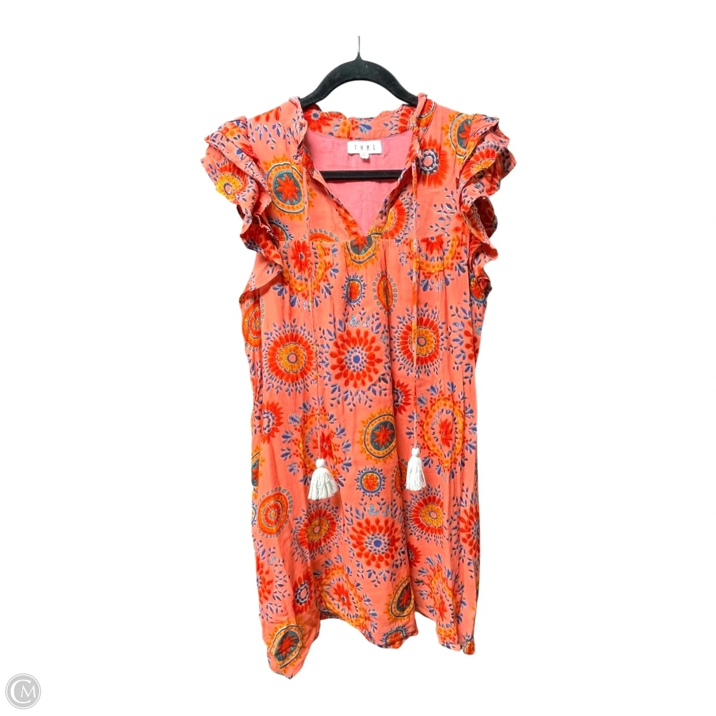 Dress Casual Short By Thml In Orange, Size: S