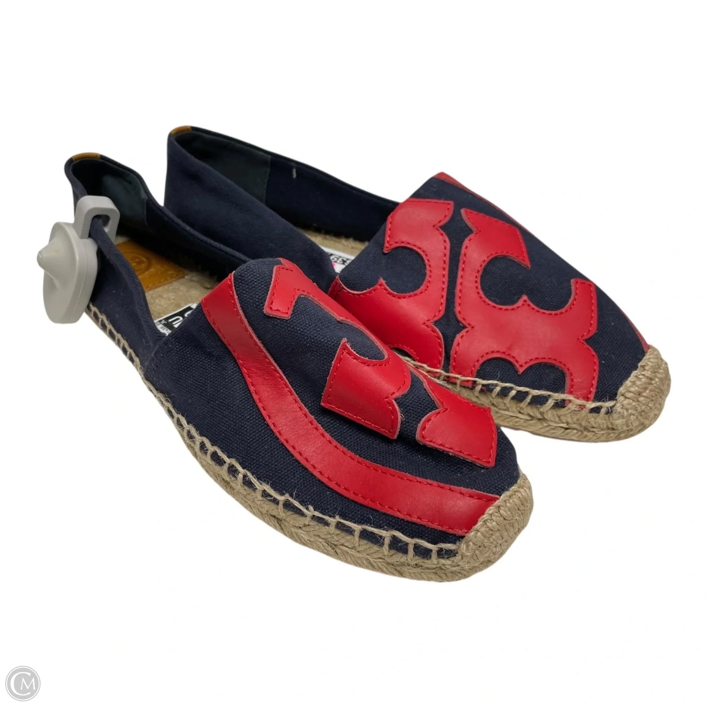 Shoes Designer By Tory Burch In Blue & Red, Size: 9