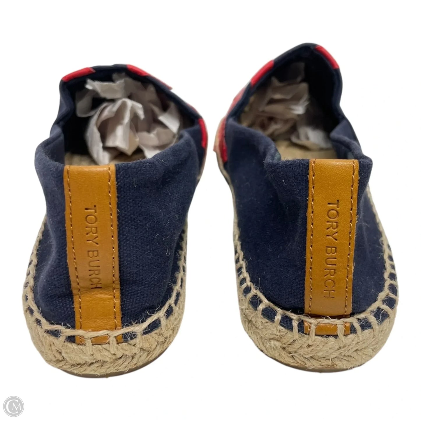 Shoes Designer By Tory Burch In Blue & Red, Size: 9