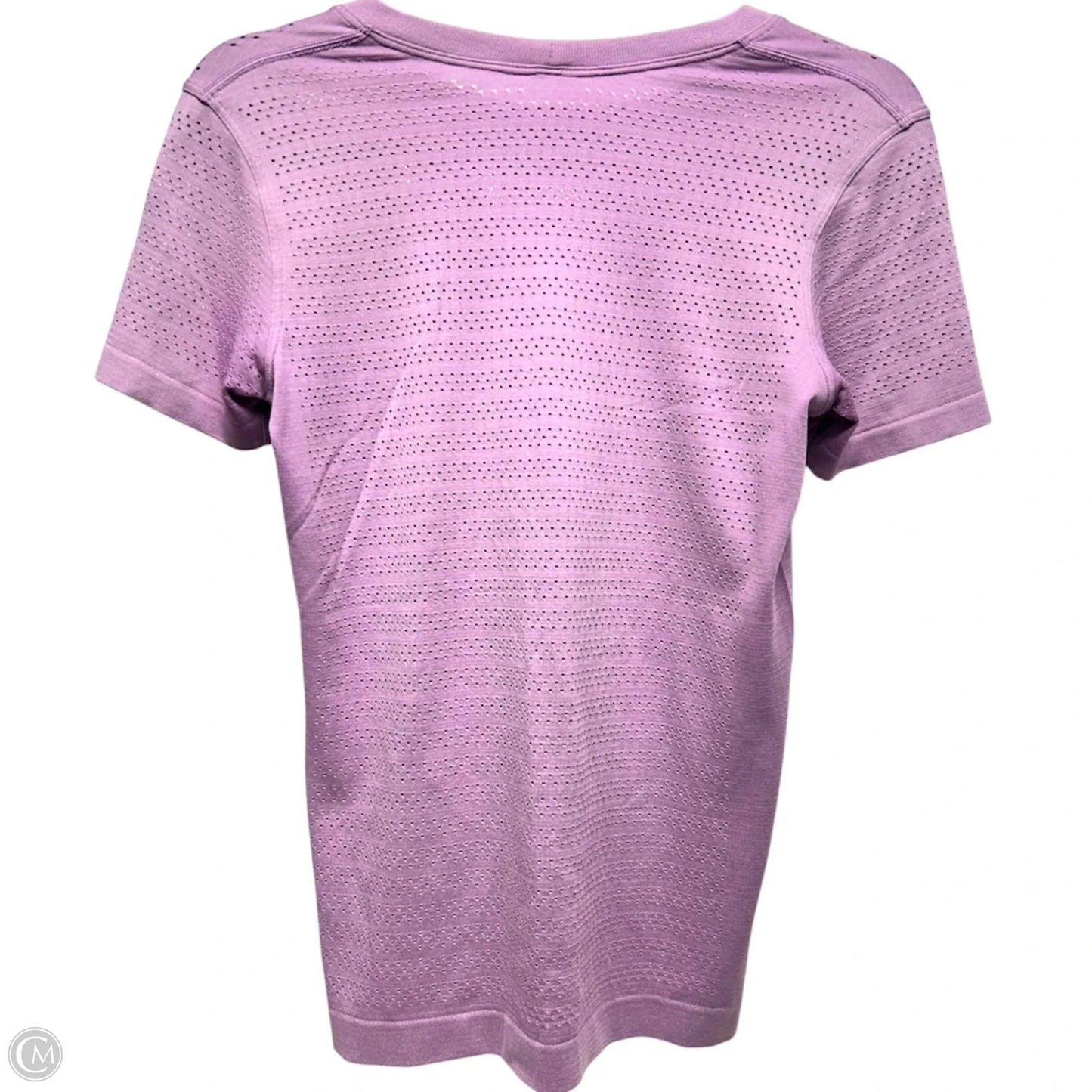 Athletic Top Short Sleeve By Lululemon In Purple, Size: S