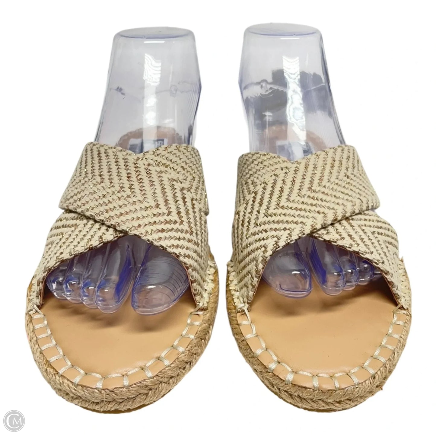 Sandals Flats By Just Fab In Tan, Size: 7