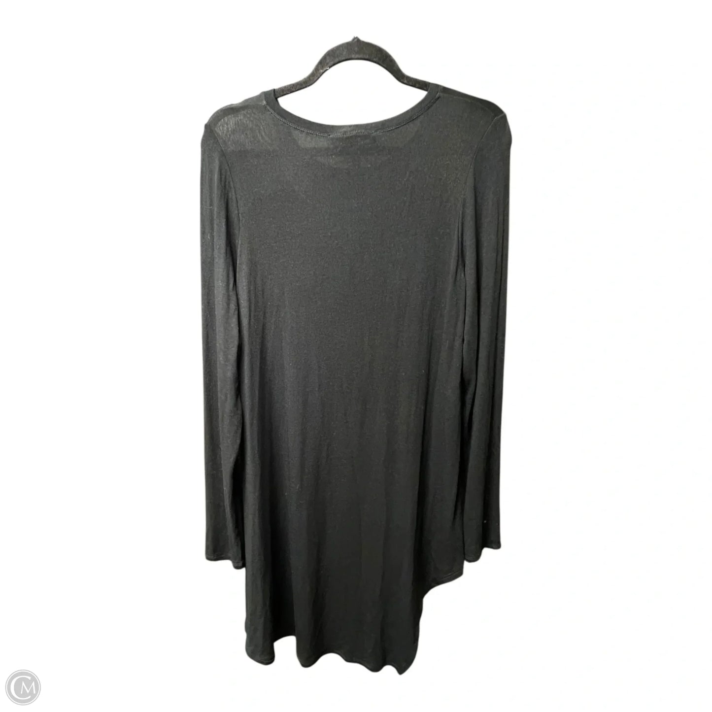 Tunic Long Sleeve By Bcbgmaxazria In Black, Size: S