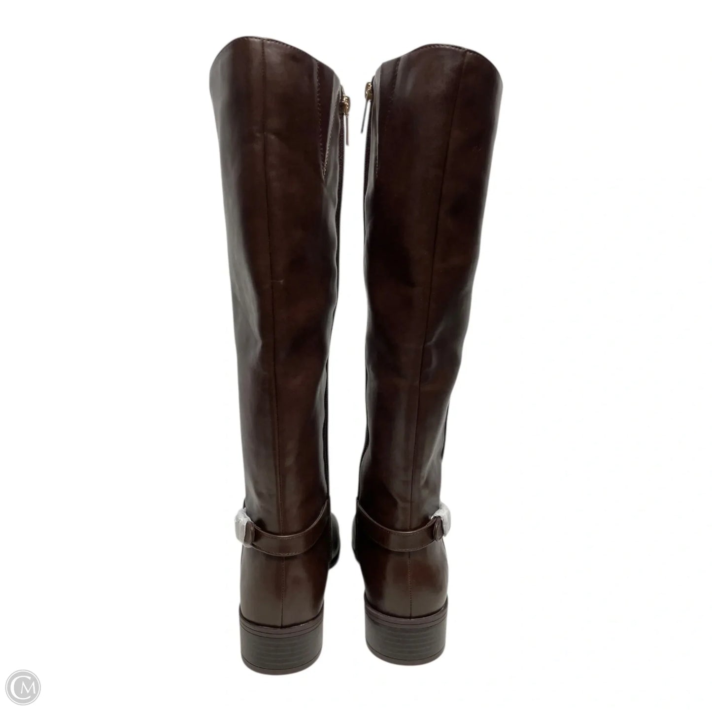 Boots Knee Heels By Crown And Ivy In Brown, Size: 9.5