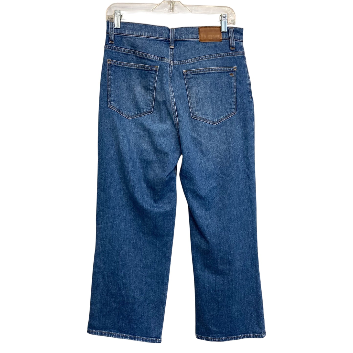 Jeans Wide Leg By Madewell In Blue Denim, Size:8