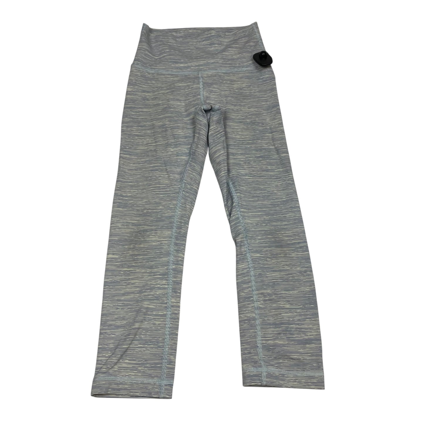Athletic Leggings Capris Designer By Lululemon In Blue, Size:4