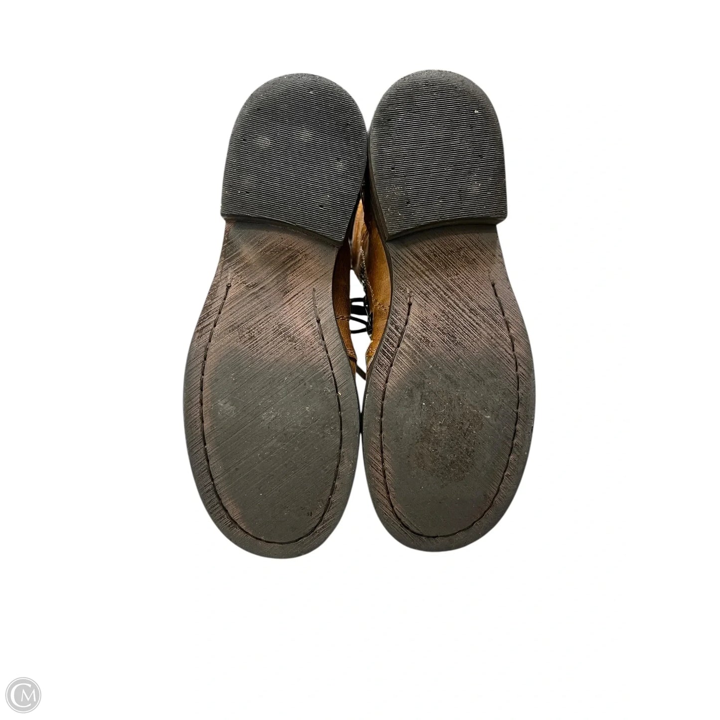 Boots Mid-calf Flats By Bed Stu In Brown, Size: 6