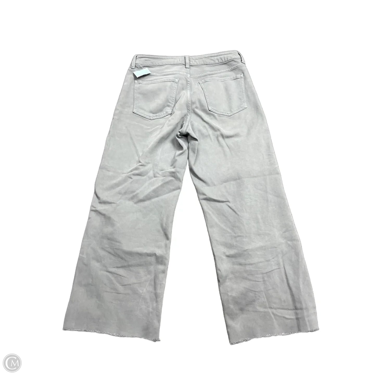 Jeans Cropped By Just Usa In Grey Denim, Size: 8