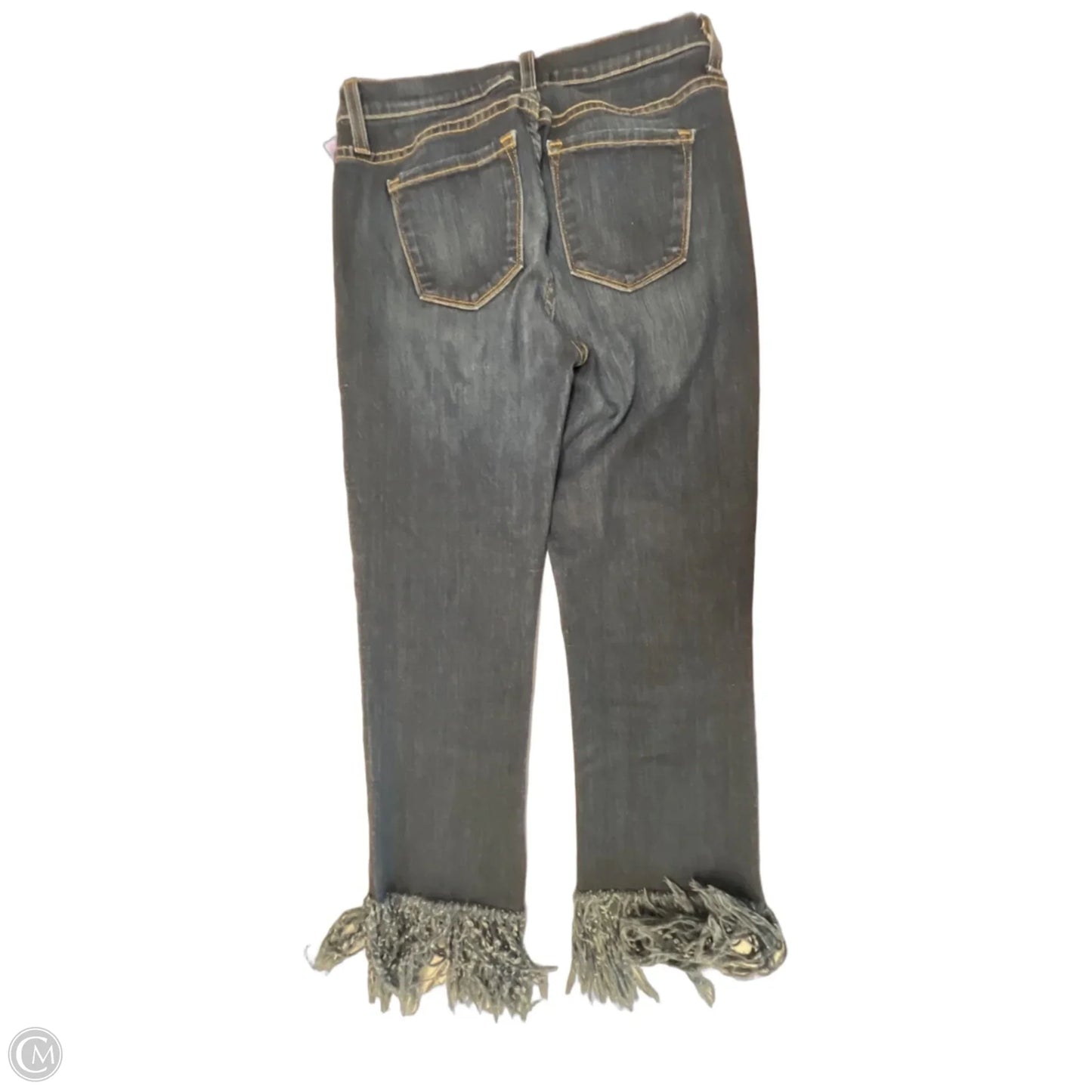Jeans Cropped By Judy Blue In Blue Denim, Size: 8