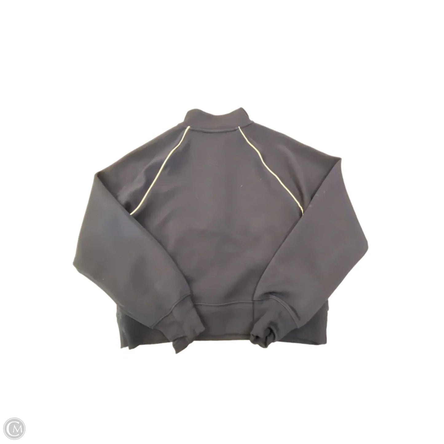 Athletic Top Long Sleeve Collar By Offline In Navy, Size: Xs