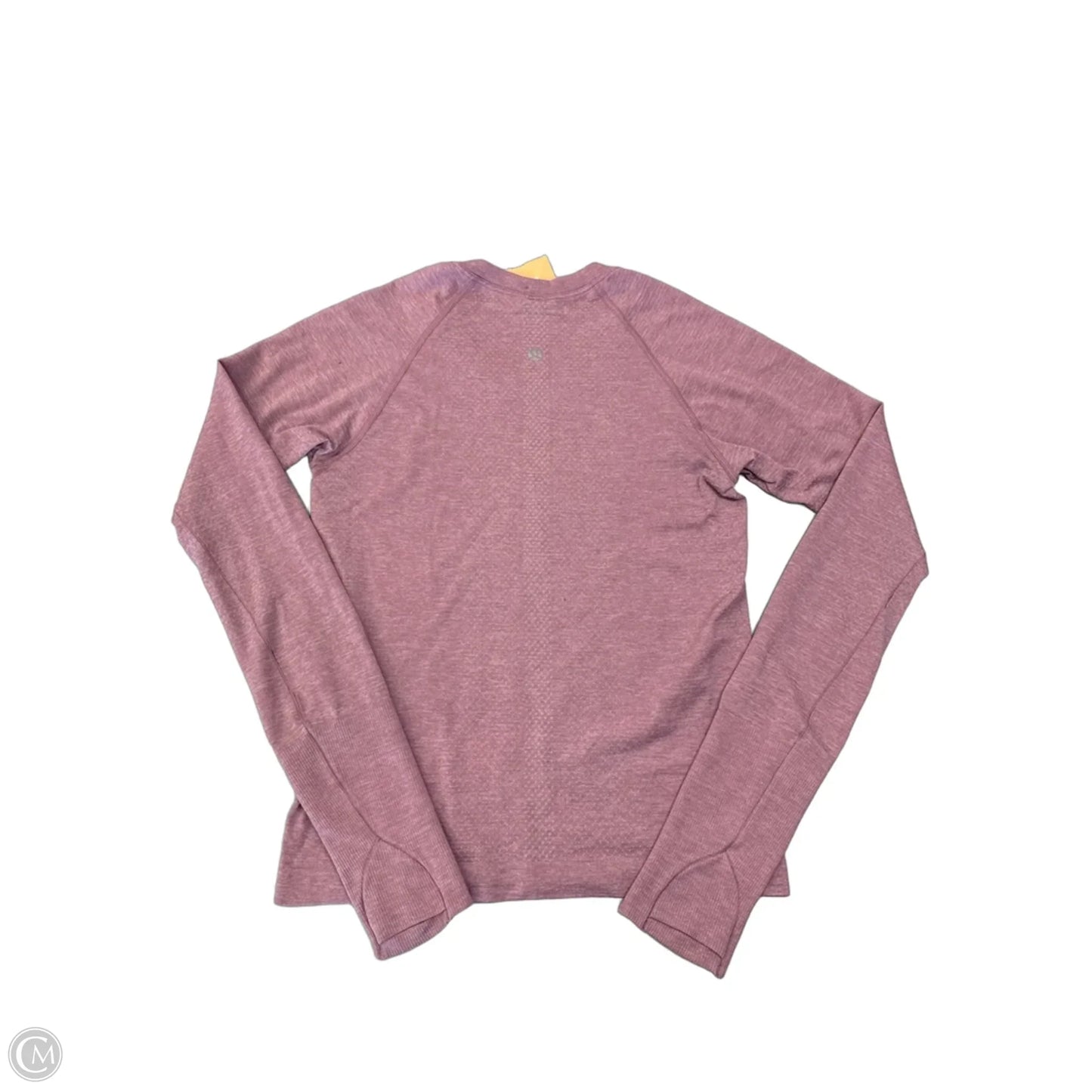Athletic Top Long Sleeve Crewneck By Lululemon In Purple, Size: S