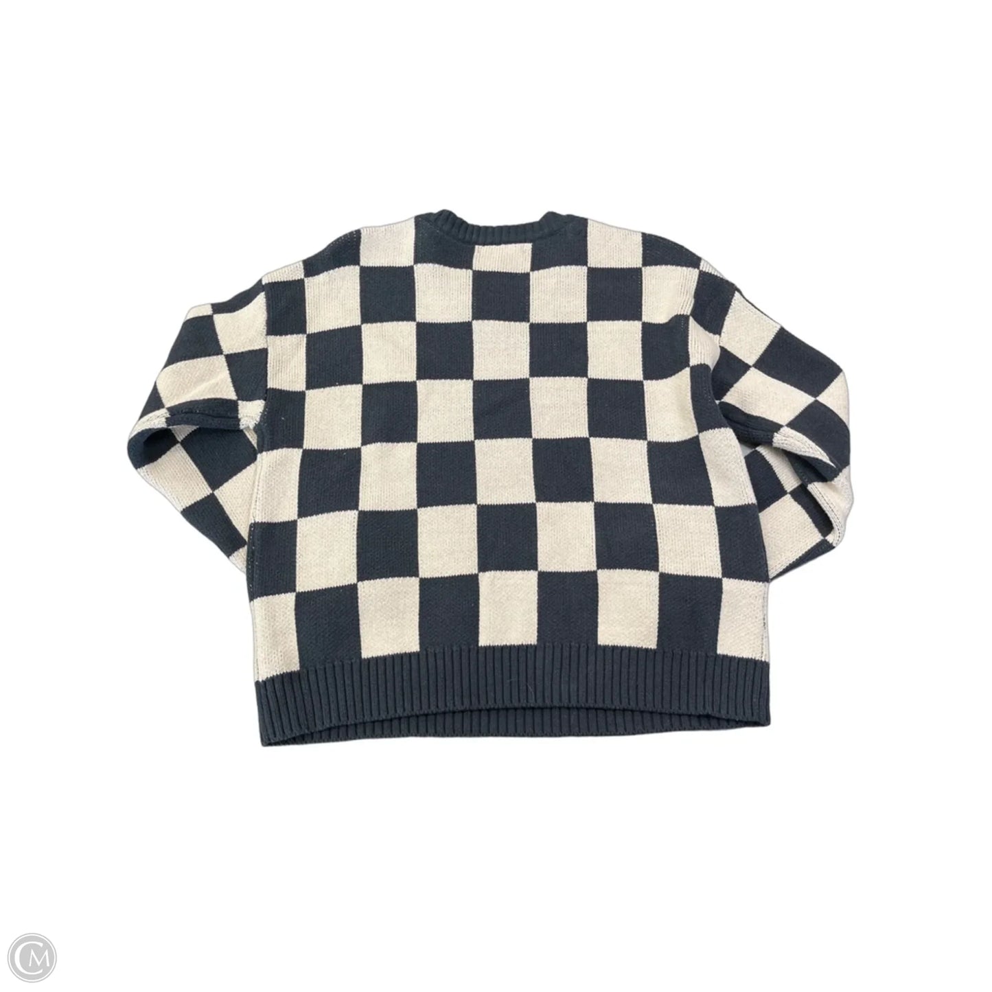 Sweater By Baltic Born In Checkered Pattern, Size: L