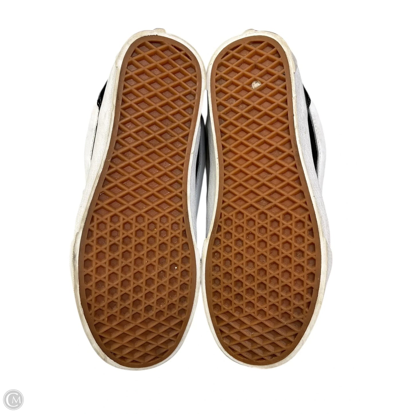 Shoes Sneakers By Vans In Black & White, Size: 9