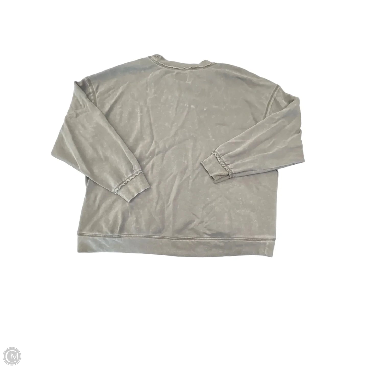 Sweatshirt Crewneck By Free People In Green, Size: M