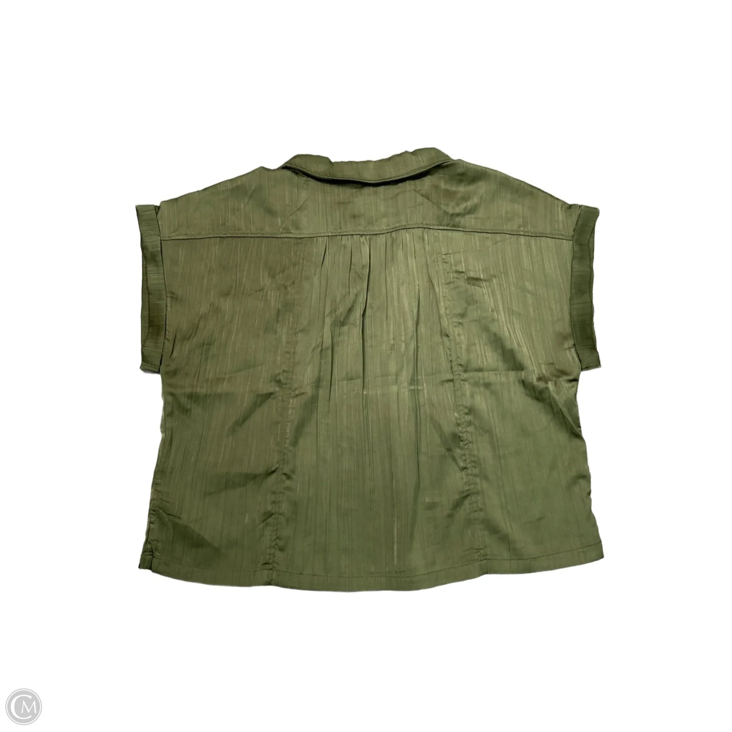 Blouse Short Sleeve By Rachel Zoe In Green, Size: Xl