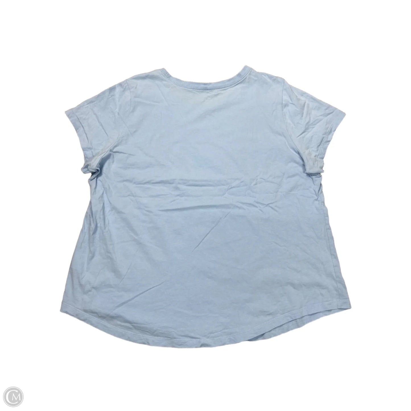 Athletic Top Short Sleeve By Nike Apparel In Blue, Size: 2x