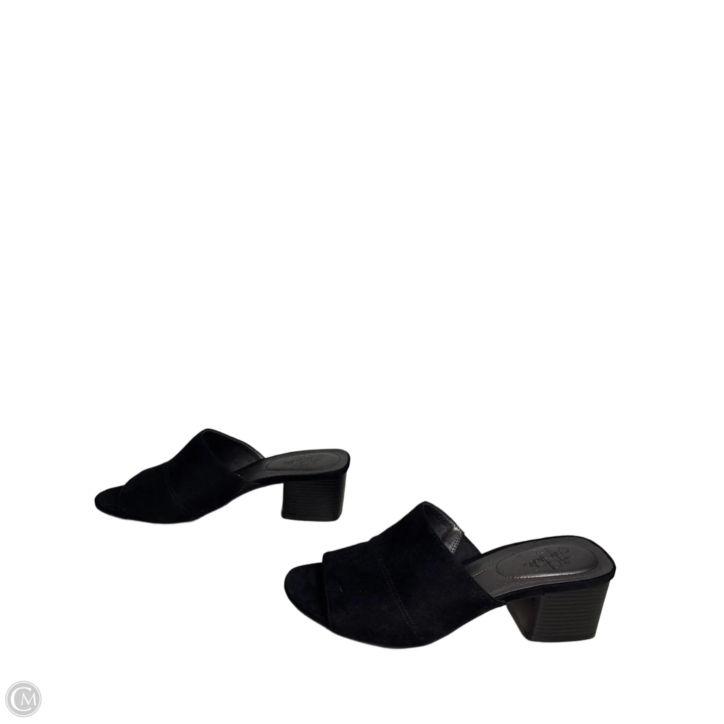 Sandals Heels Block By Life Stride In Black, Size: 8.5