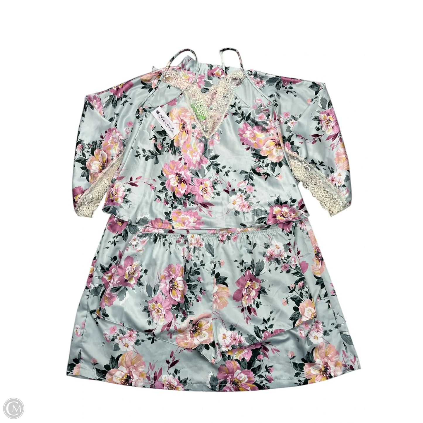 Pajamas 2pc By LILAC AND LOUDON In Floral Print, Size: M