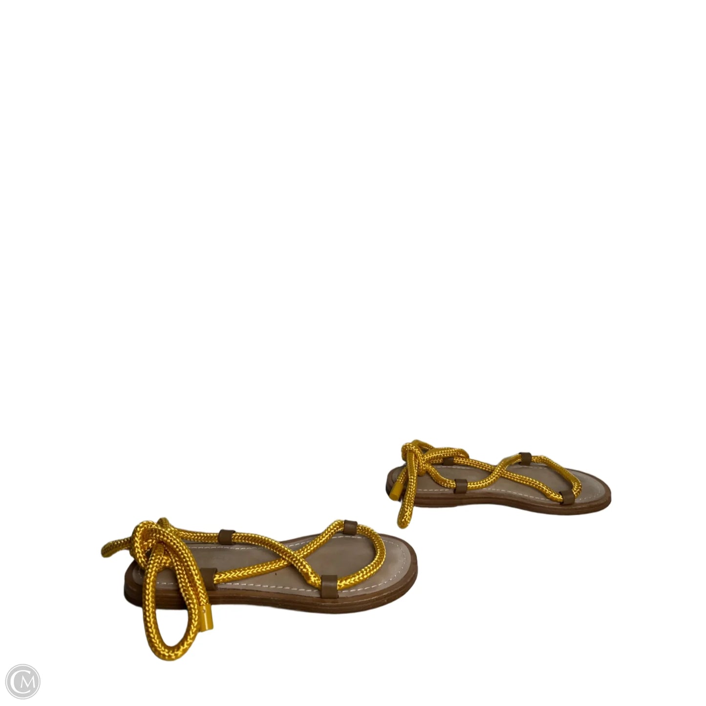 Sandals Flats By Rag And Bone In Yellow, Size: 7