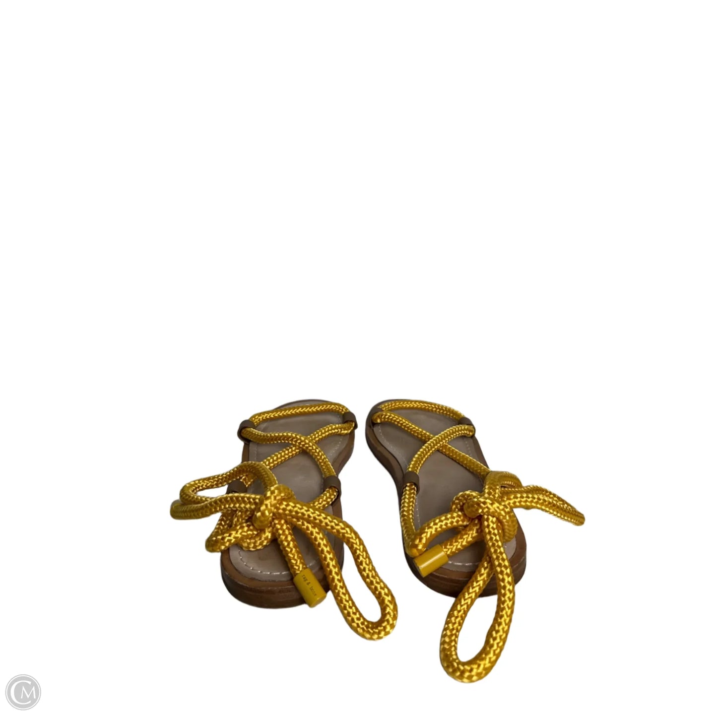 Sandals Flats By Rag And Bone In Yellow, Size: 7