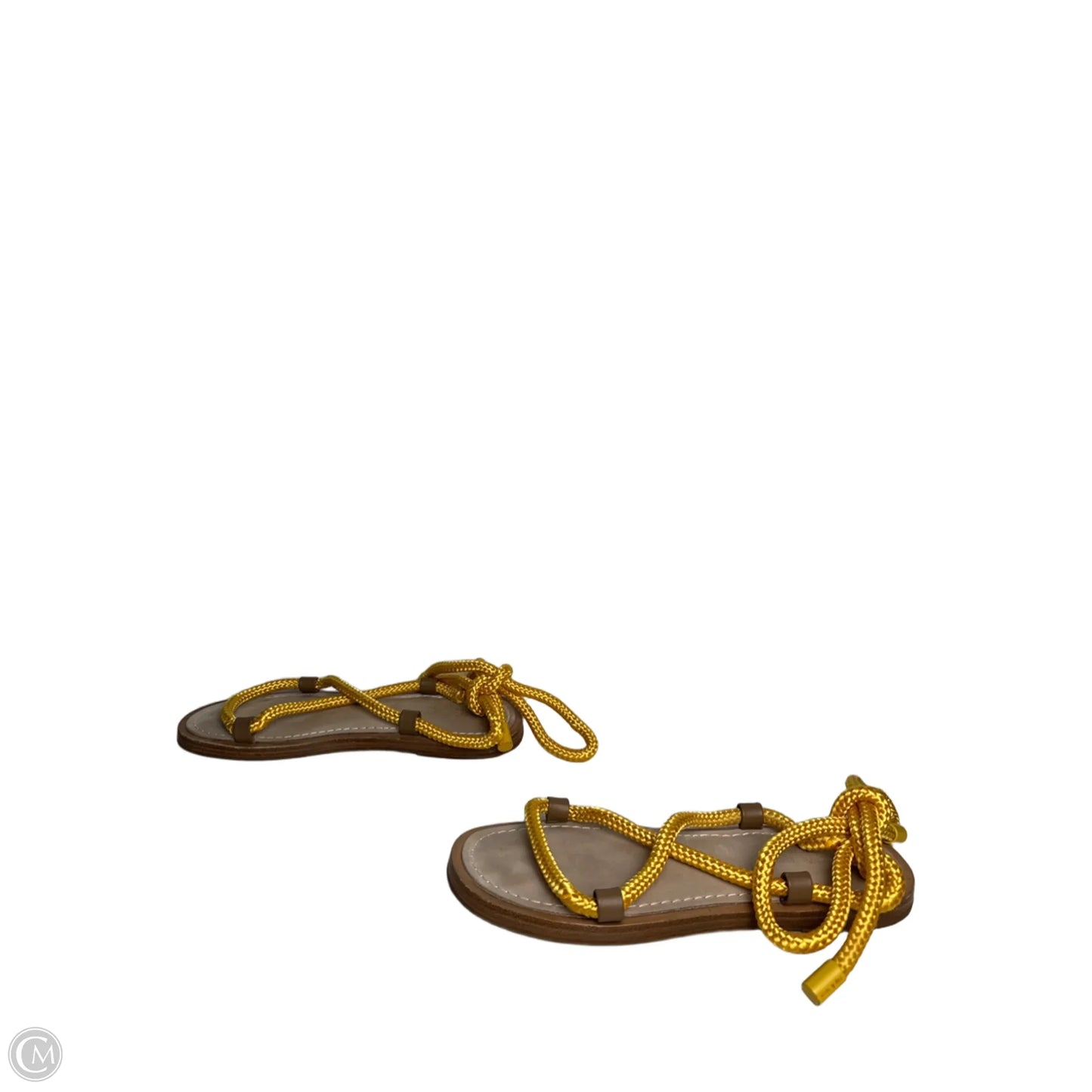 Sandals Flats By Rag And Bone In Yellow, Size: 7