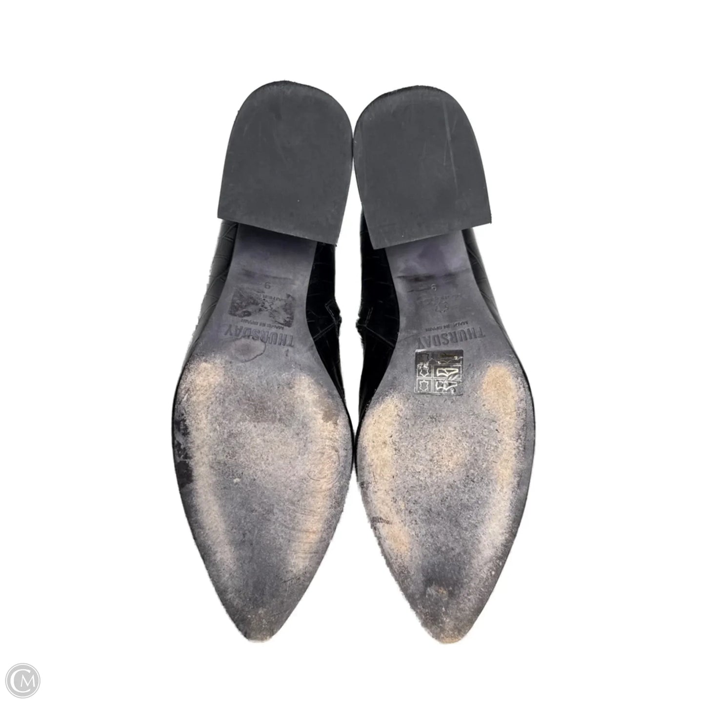 Boots Ankle Heels By Thursday | Everyday In Black, Size: 9