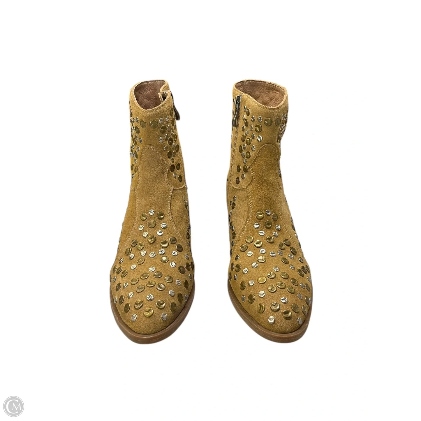 Boots Ankle Heels By ANTELOPE In Tan, Size: 6