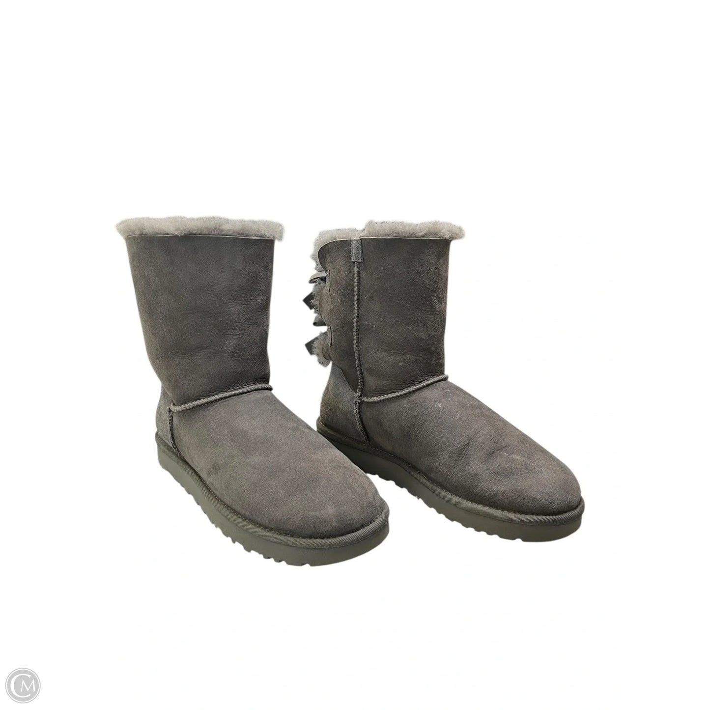 Boots Designer By Ugg In Grey, Size: 10