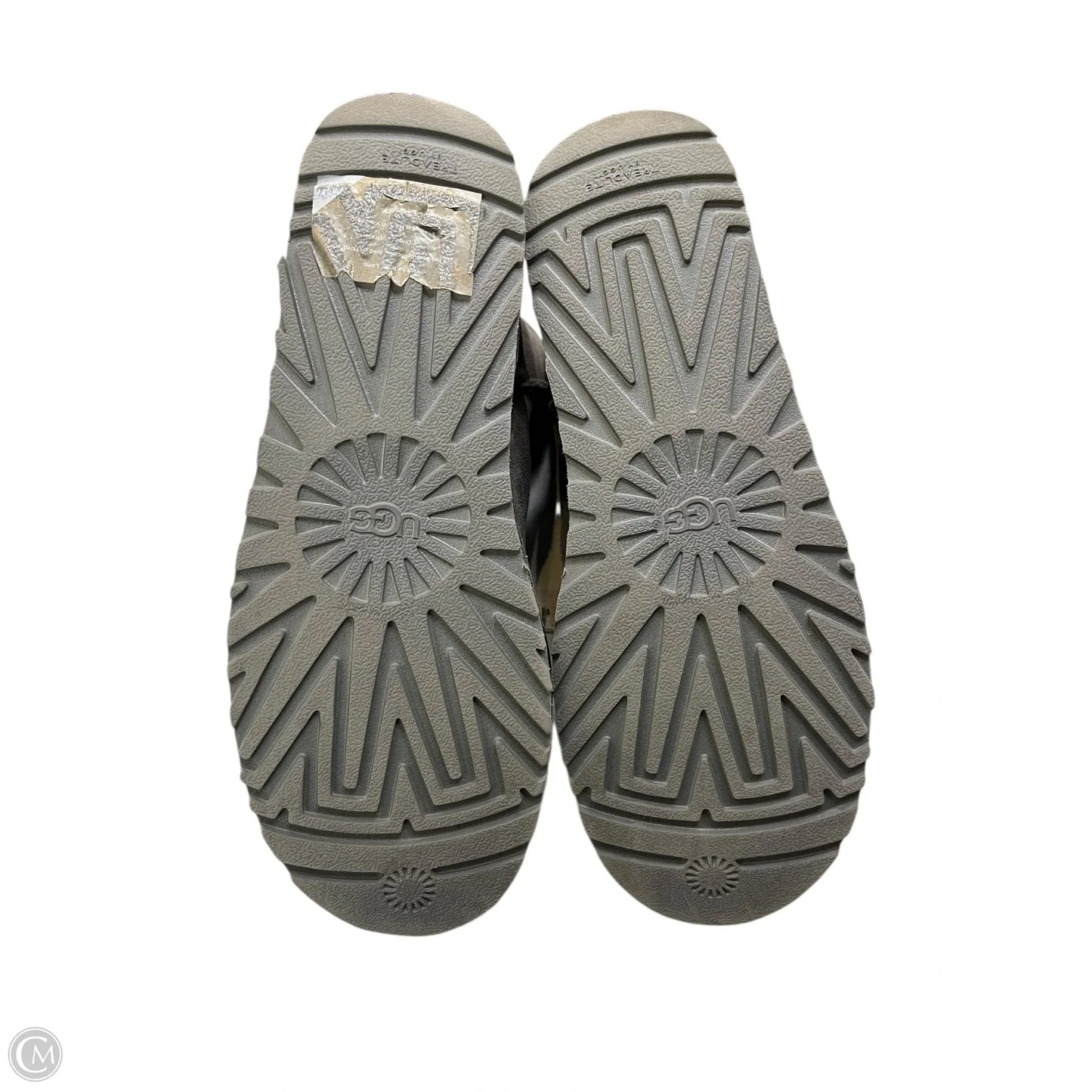 Boots Designer By Ugg In Grey, Size: 10