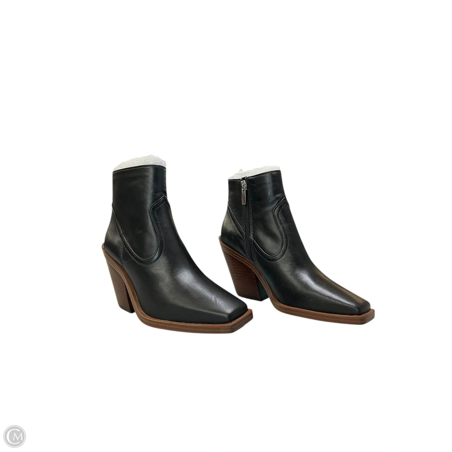Boots Ankle Heels By Vince Camuto In Black, Size: 5