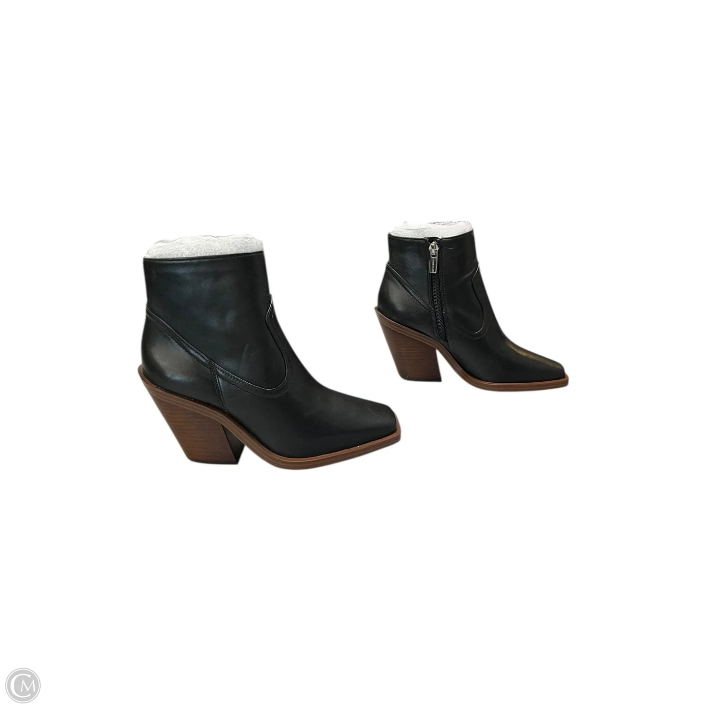 Boots Ankle Heels By Vince Camuto In Black, Size: 5