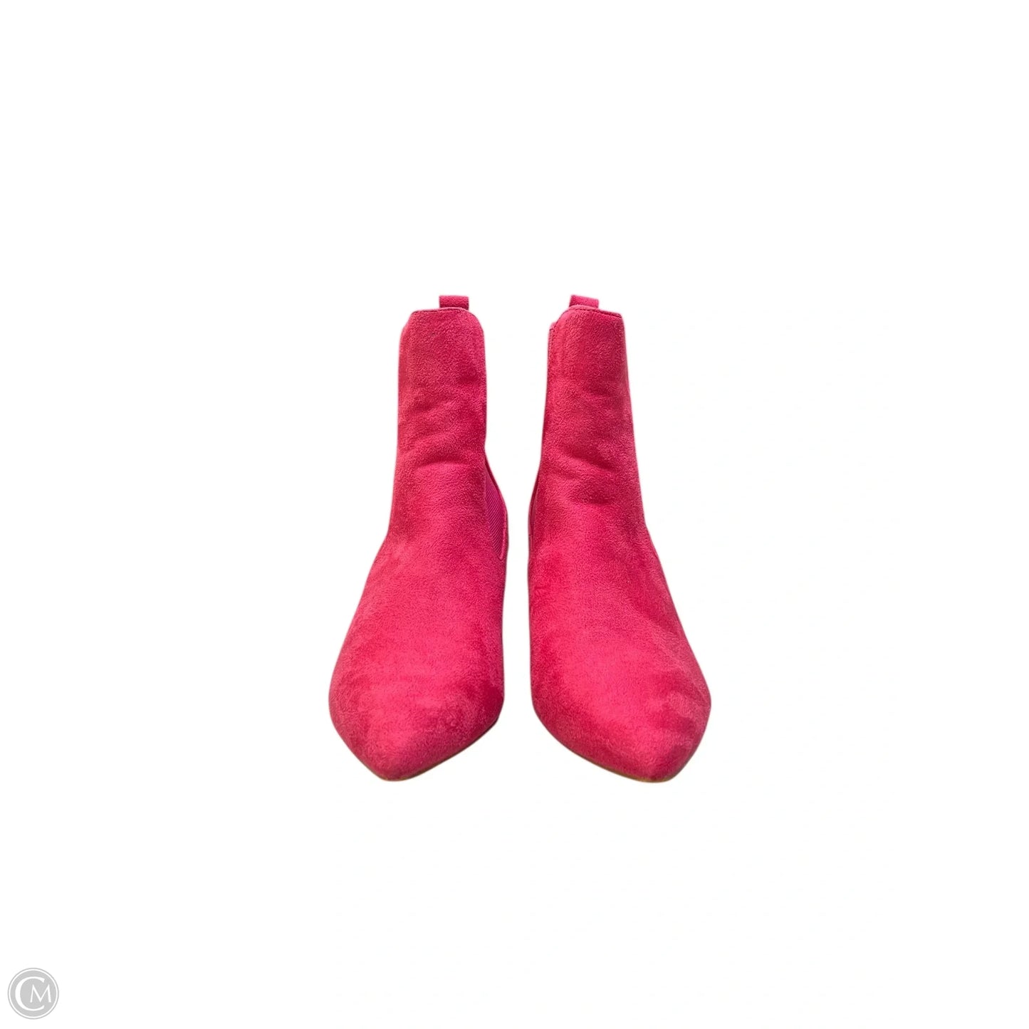 Boots Ankle Heels By Journee In Pink, Size: 9