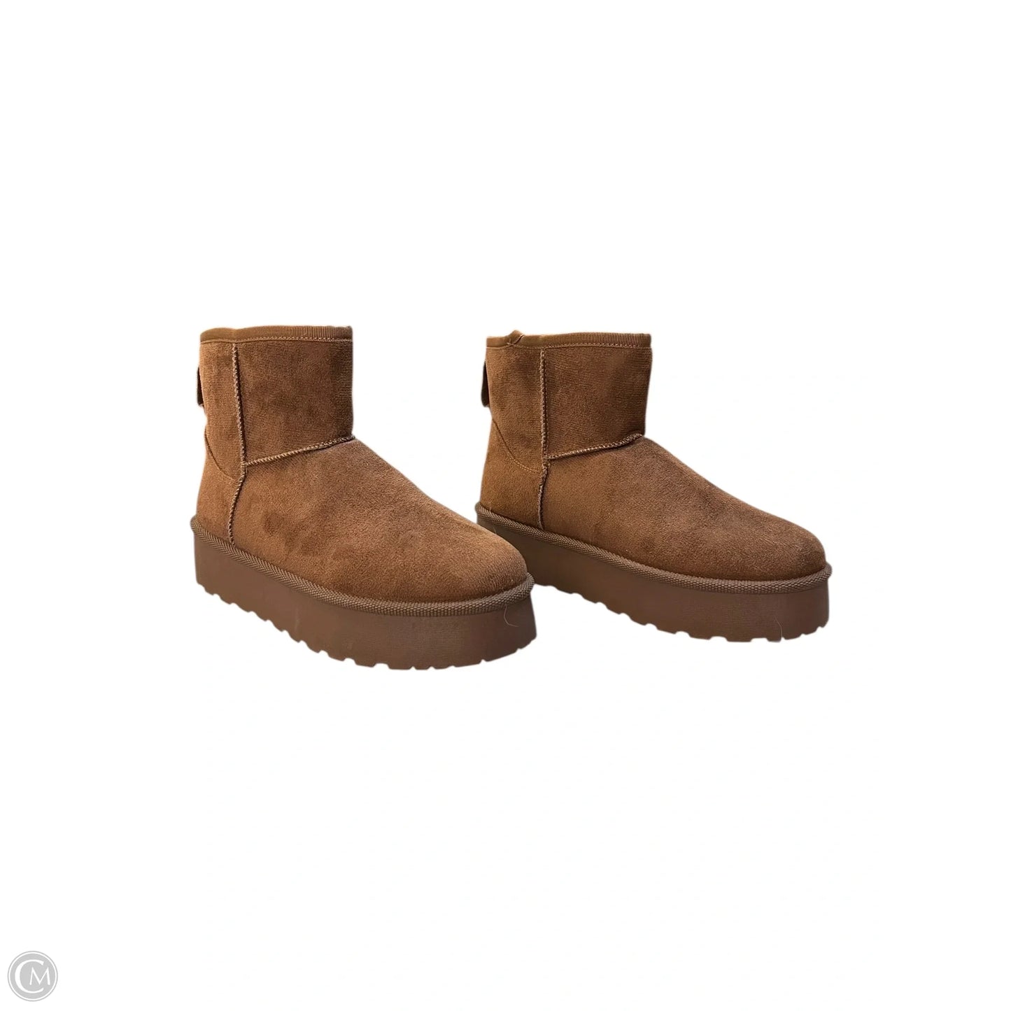 Boots Snow By Forever In Brown, Size: 8.5