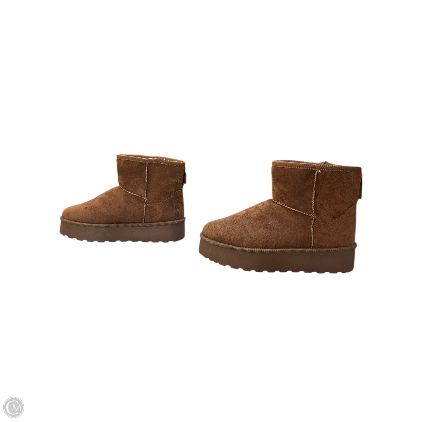 Boots Snow By Forever In Brown, Size: 8.5
