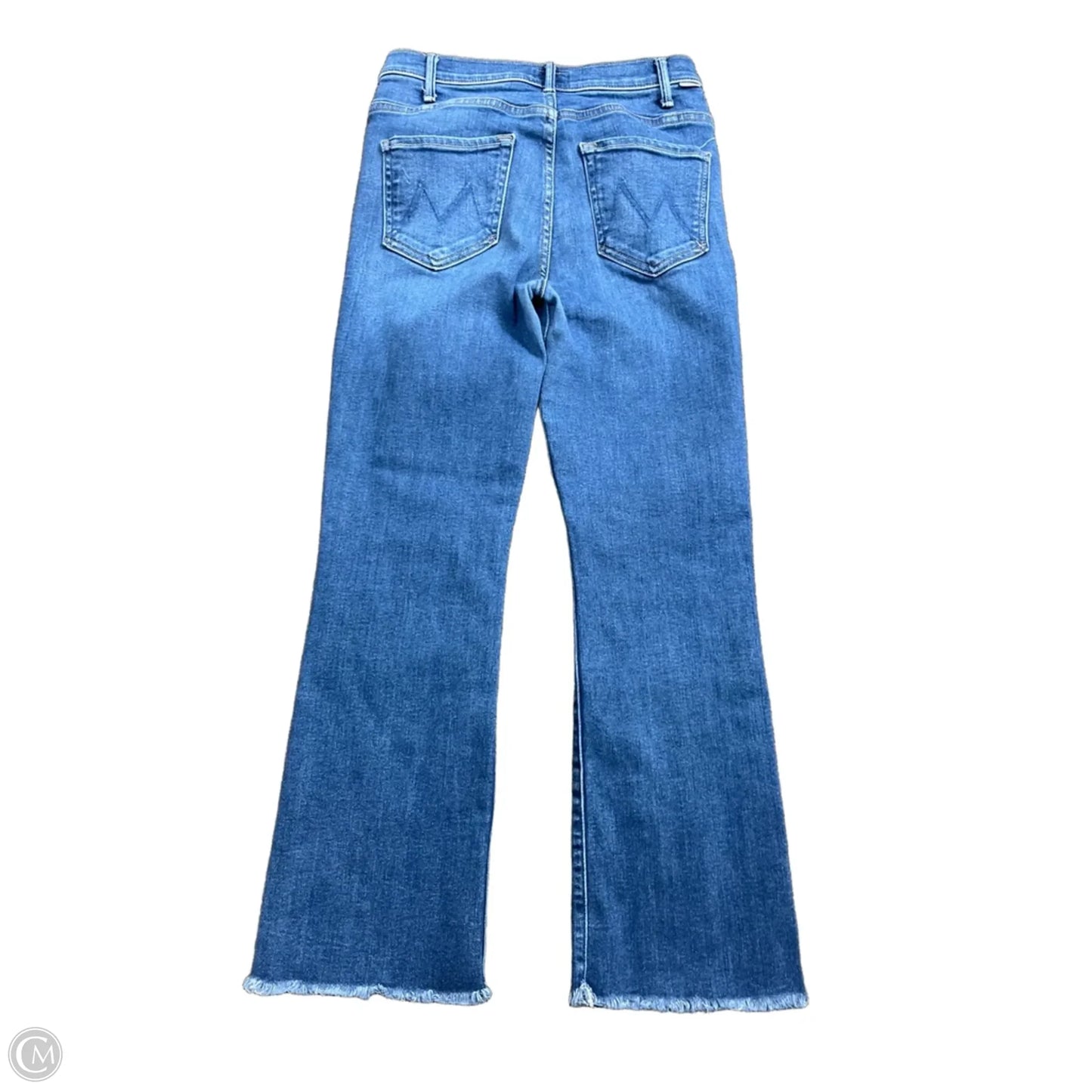 Jeans Cropped By Mother In Blue Denim, Size: 4