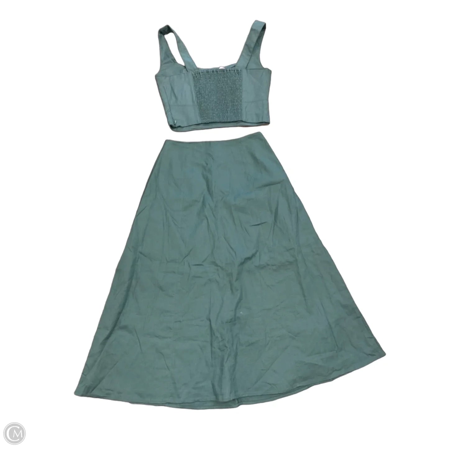 Skirt Set 2pc By Banana Republic In Green, Size: Xs