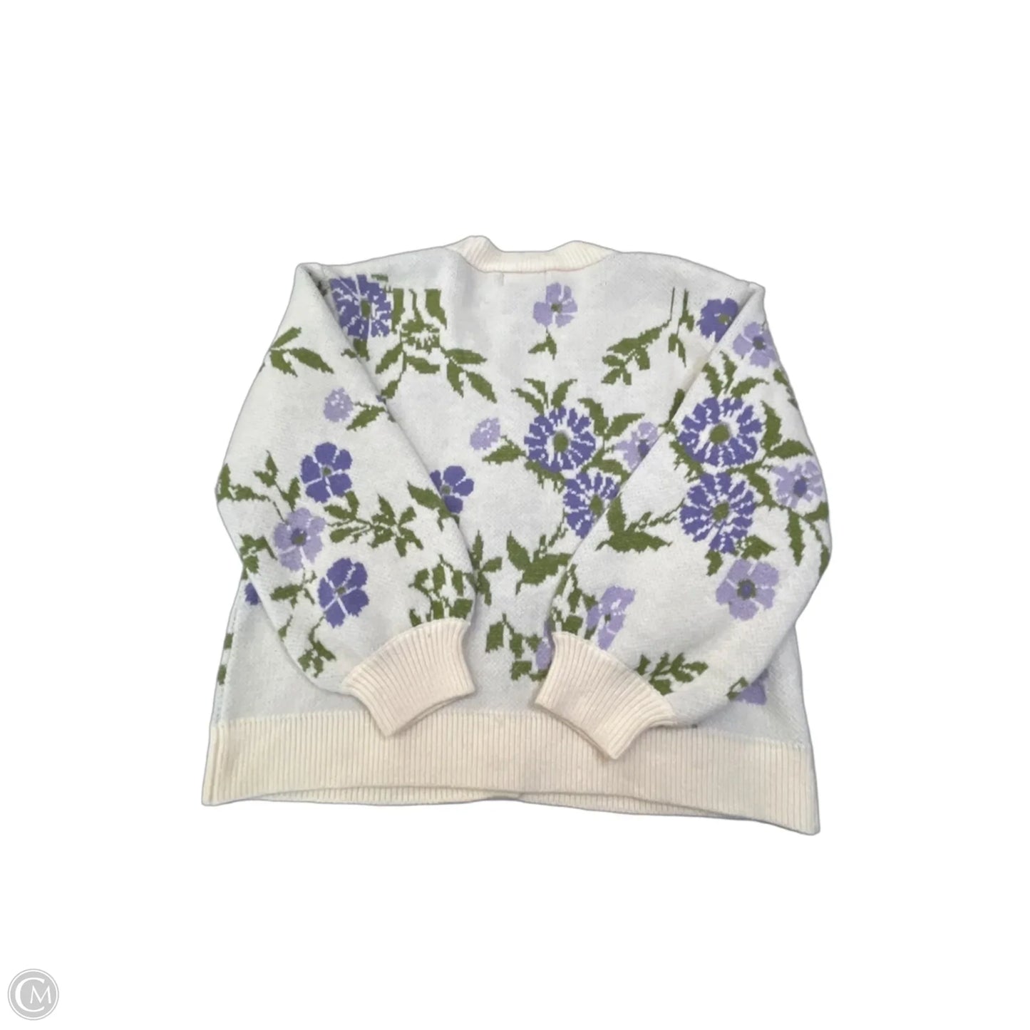 Cardigan By Cider In White, Size: Xl
