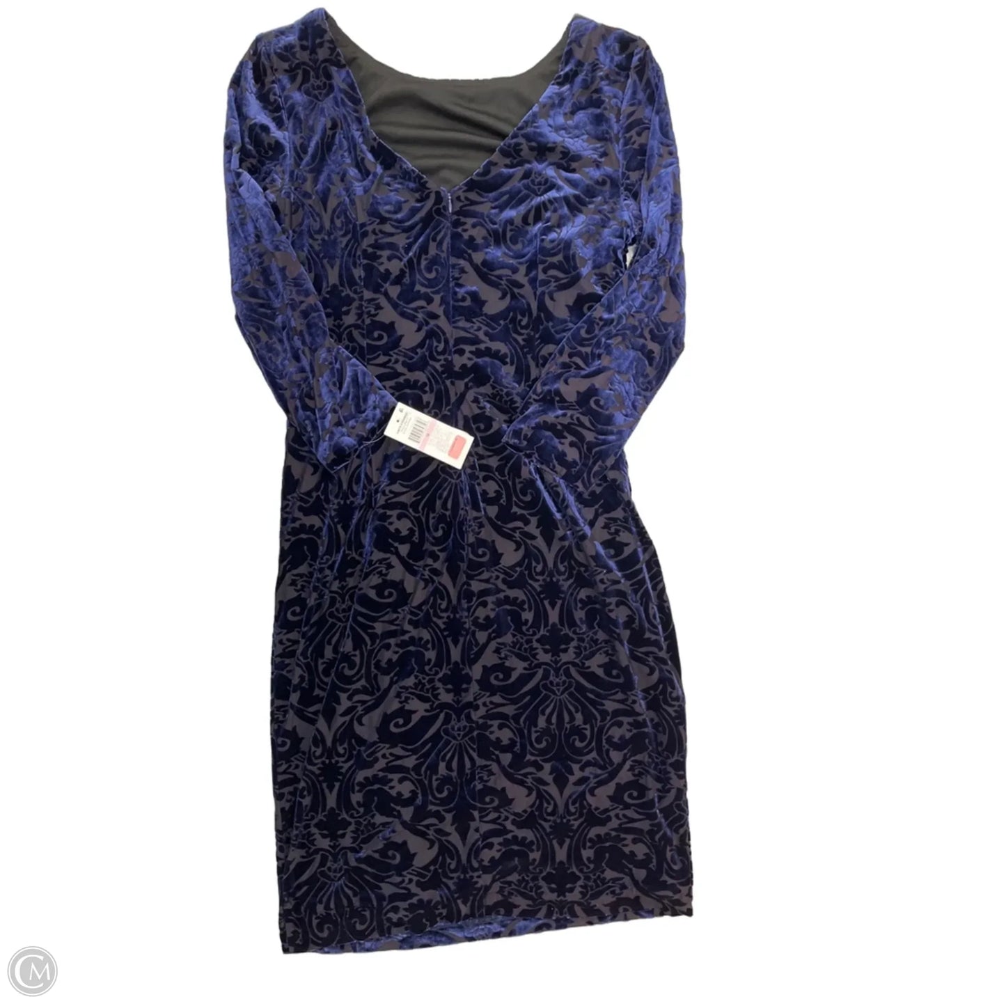 Dress Party Midi By Clothes Mentor In Blue, Size: M