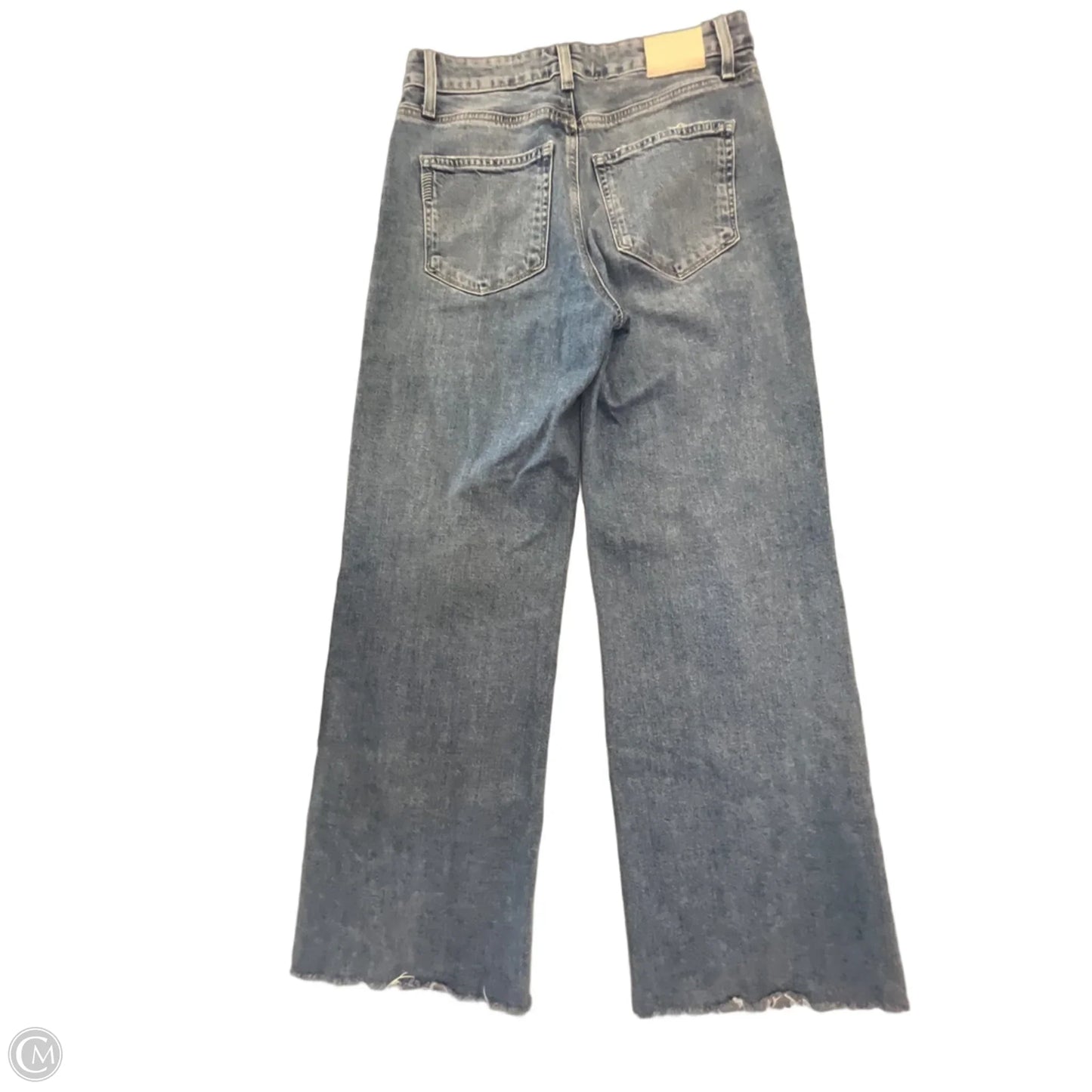 Jeans Wide Leg By Paige In Blue Denim, Size: 8