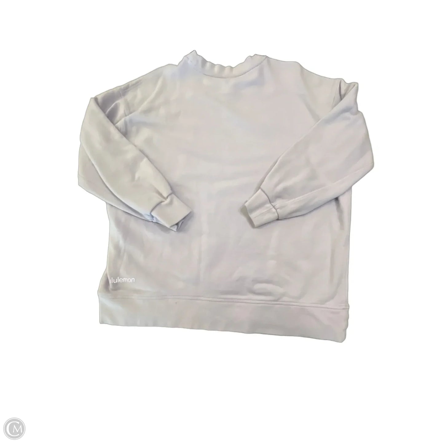 Athletic Sweatshirt Crewneck By Lululemon In Purple, Size: L