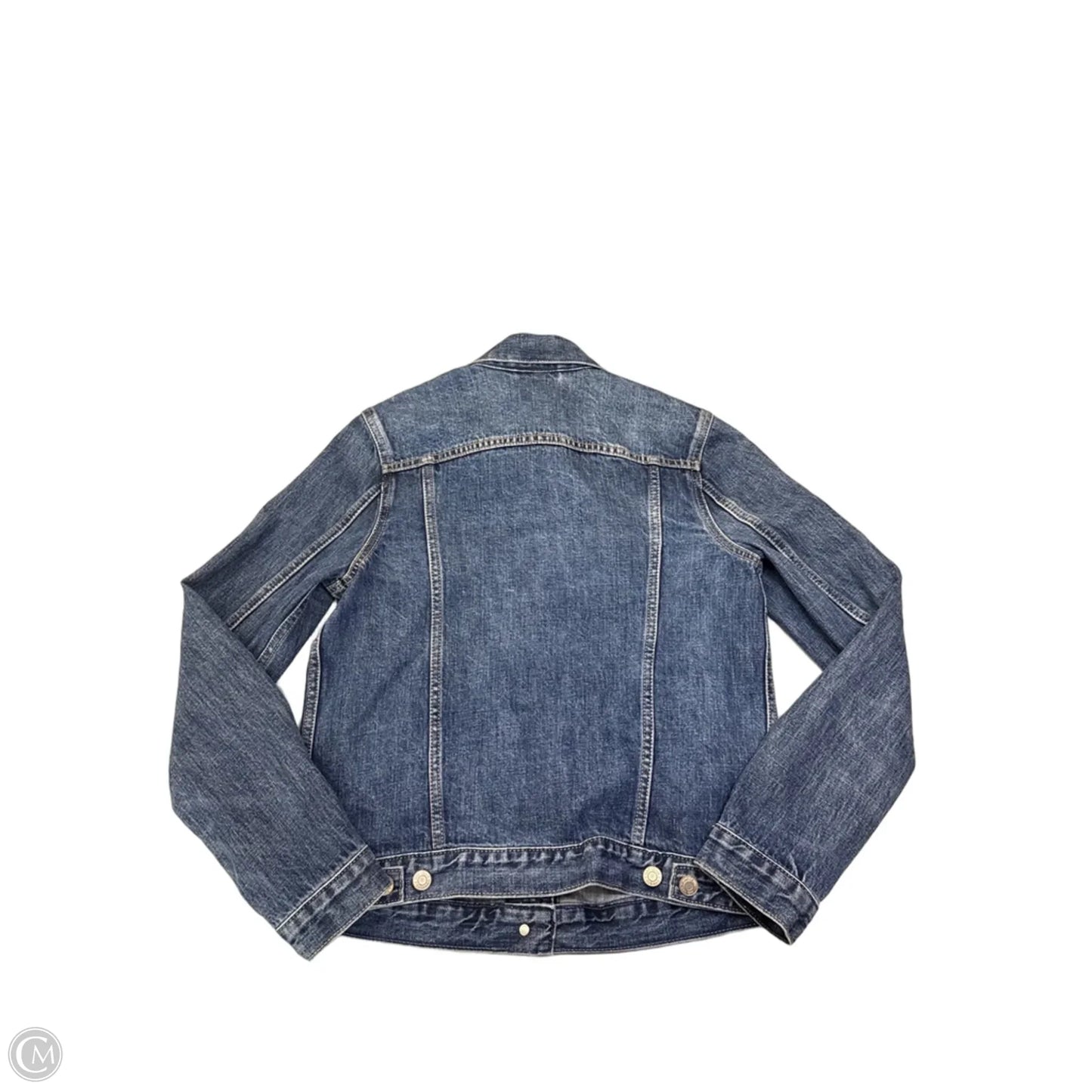 Jacket Denim By Gap In Blue Denim, Size: S