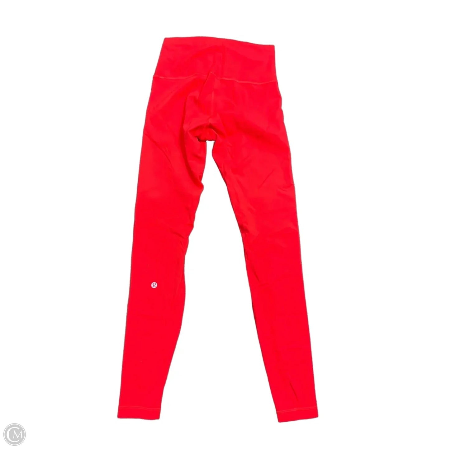 Athletic Leggings By Lululemon In Red, Size: S