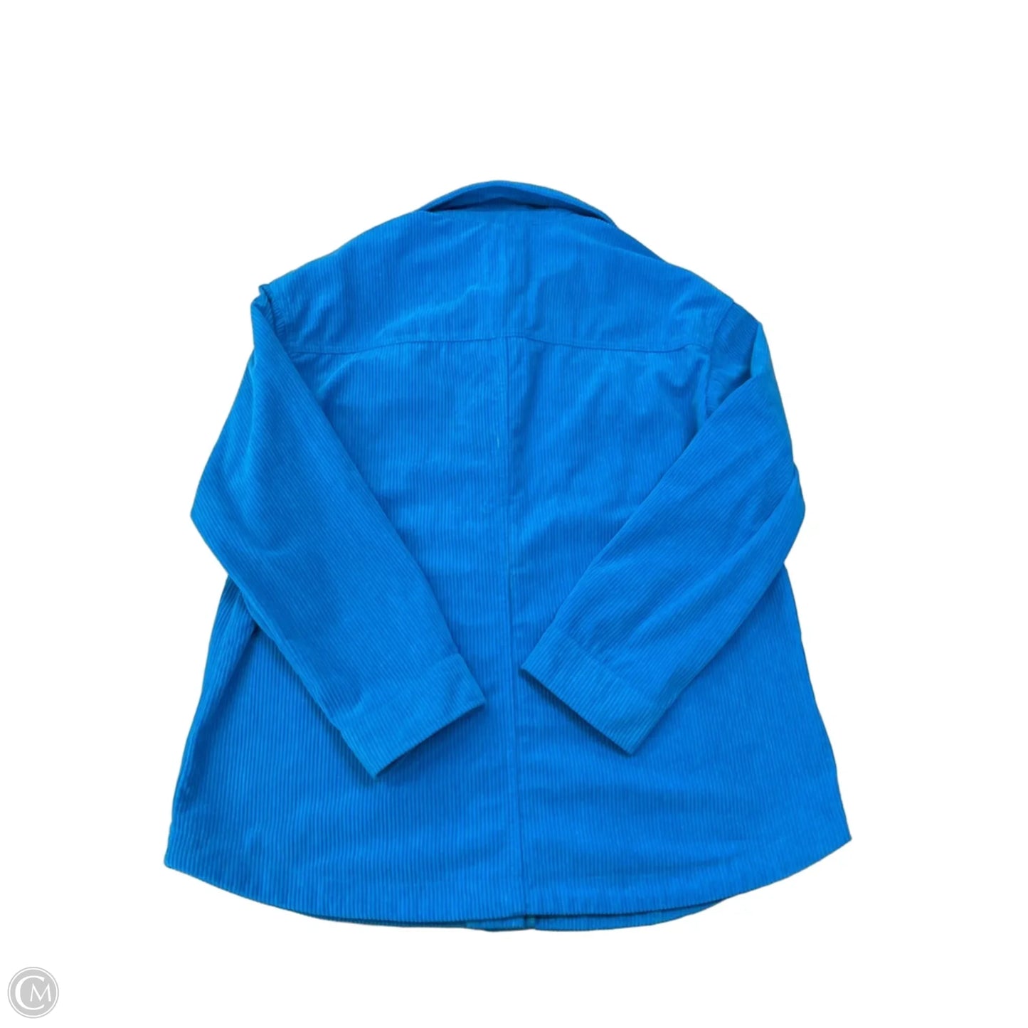 Jacket Shirt By Avec Les Filles In Blue, Size: L