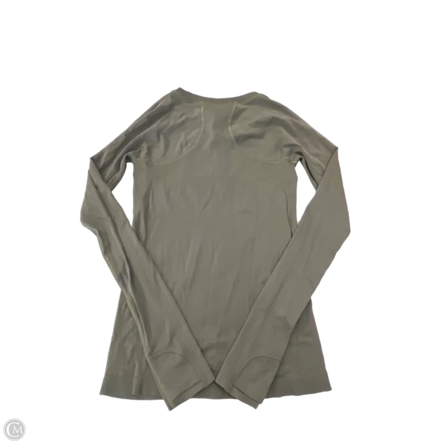 Athletic Top Long Sleeve Crewneck By Athleta In Green, Size: Xs