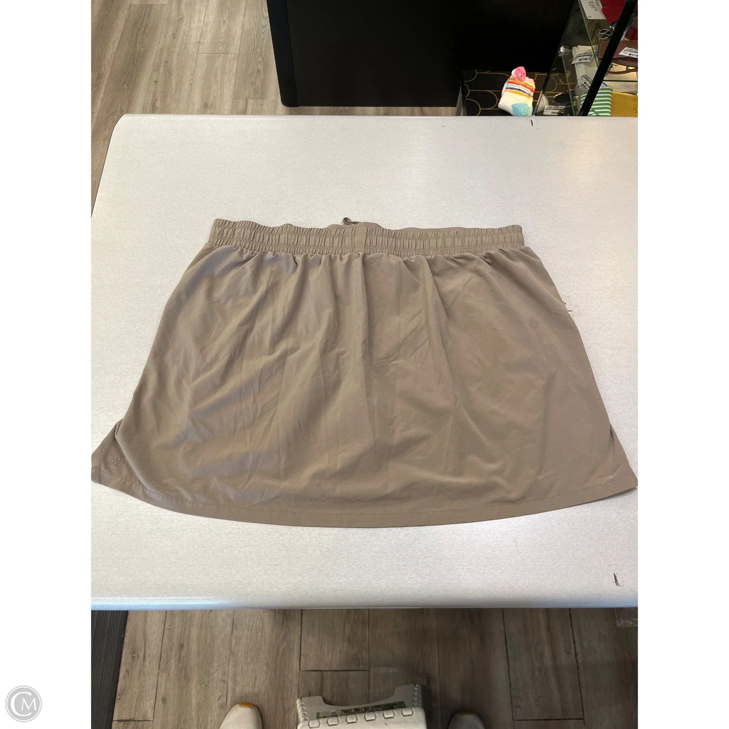 Athletic Skort By All In Motion In Taupe, Size: Xl