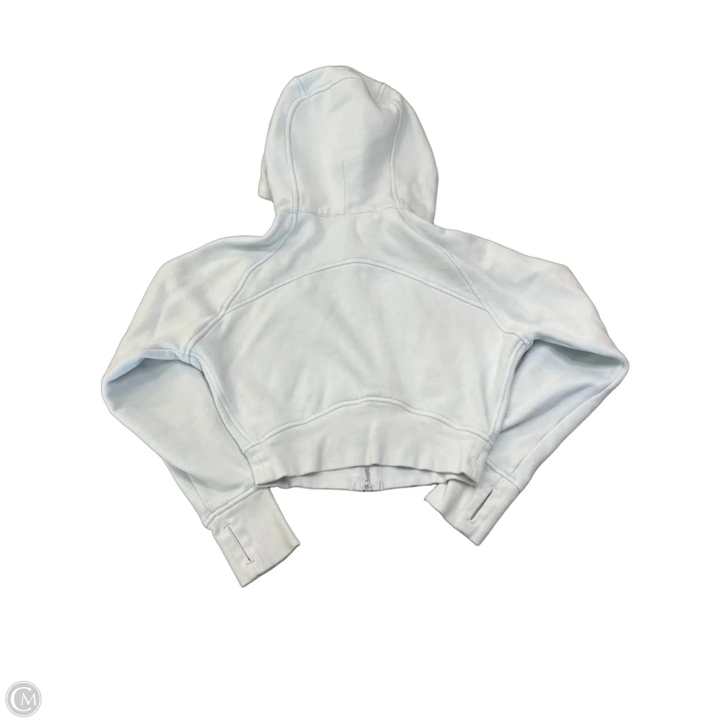 Athletic Sweatshirt Hoodie By Lululemon In Blue, Size: S